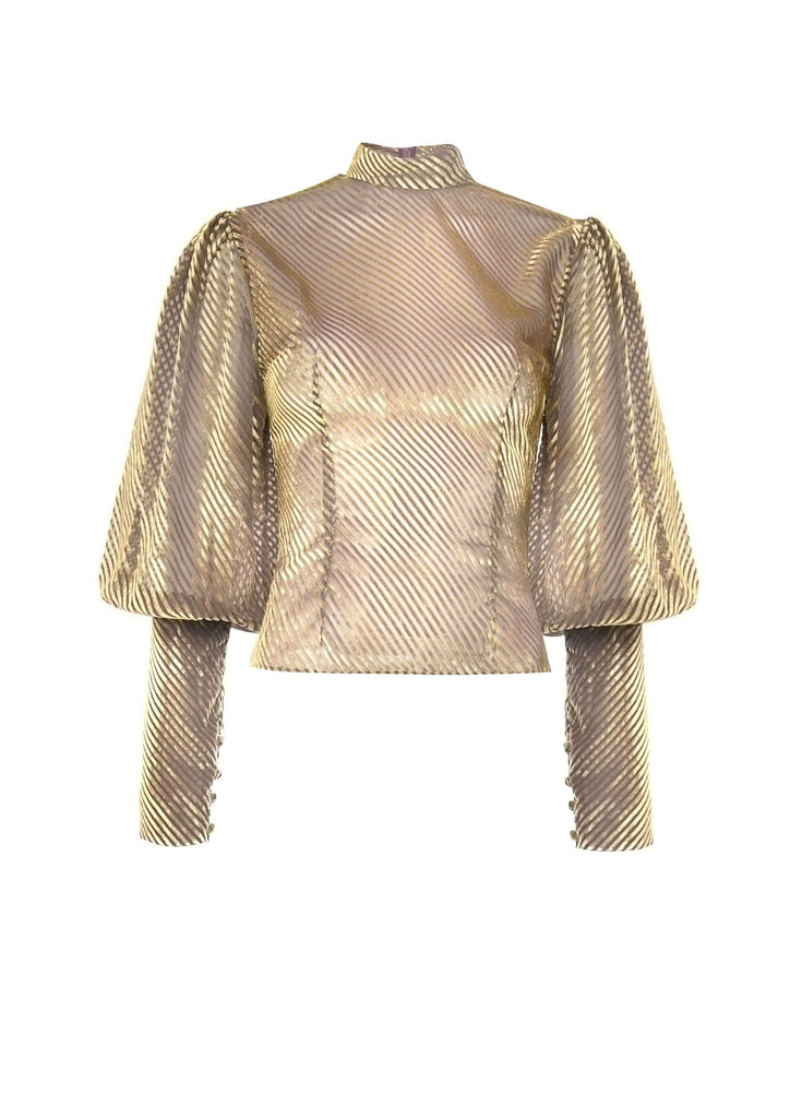 Jane Top Stripe Velvet