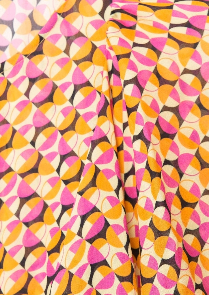 Olivia Dress Circle Print