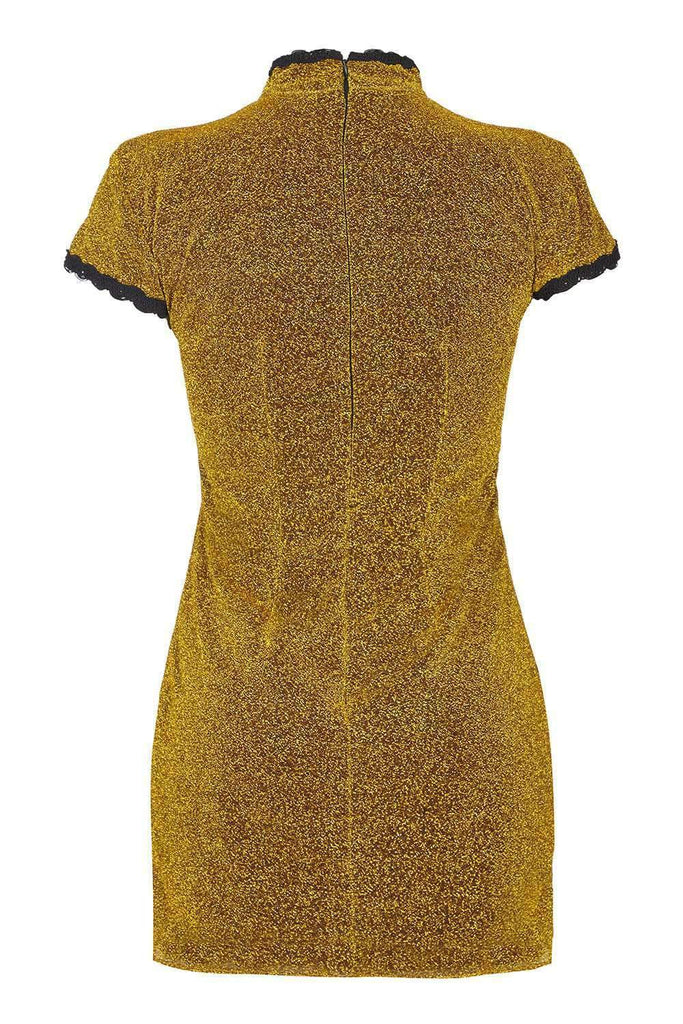 Suki Gold Lurex Dress