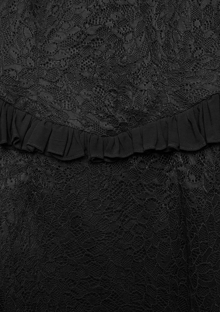 Tito Dress Black Lace Black