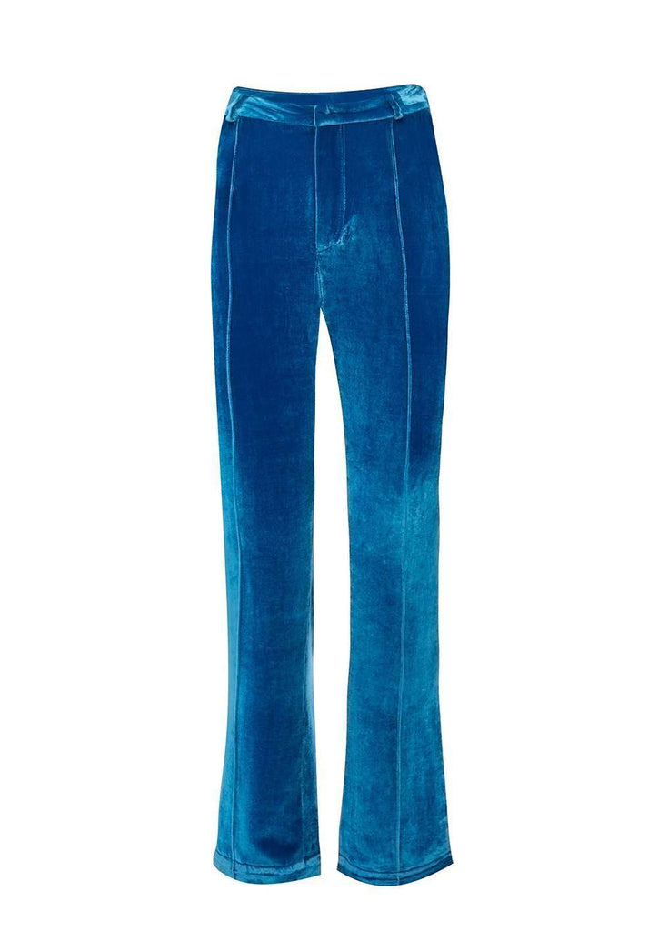 Tiger Lily Trouser Teal Velvet