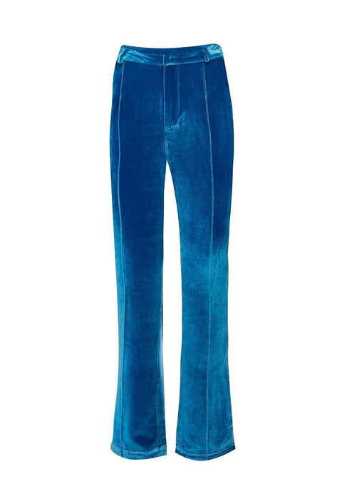 Tiger Lily Trouser Teal Velvet