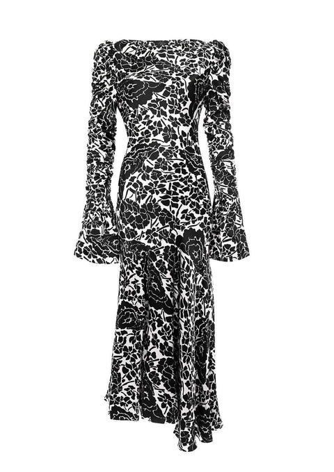 Clementine Dress Oriental Satin