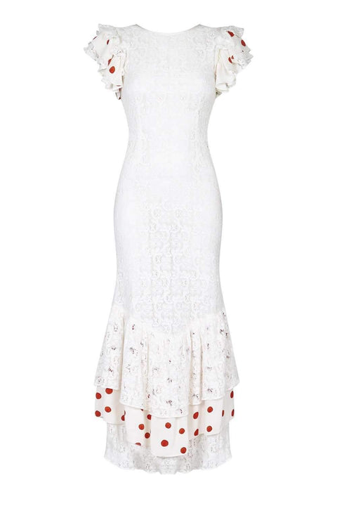 Apolonia Dress White lace