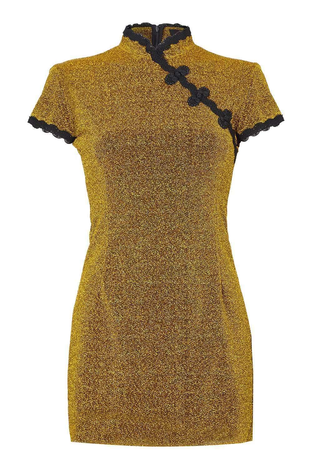 Suki Gold Lurex Dress