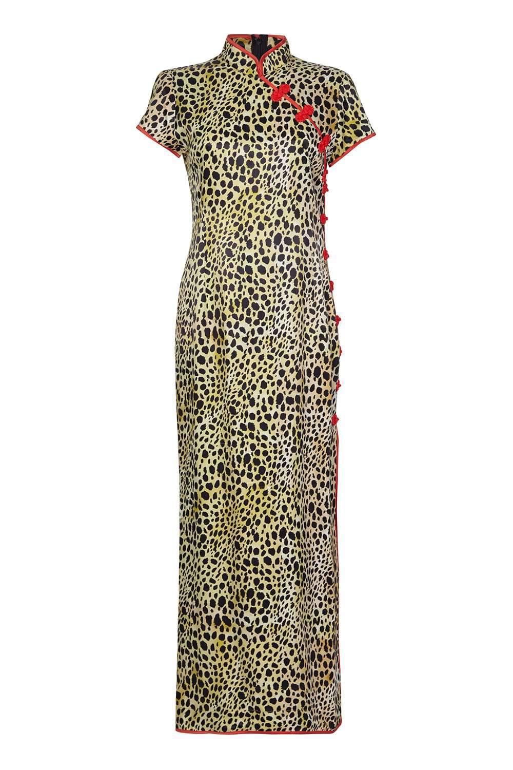 Suki Long Dress Leopard