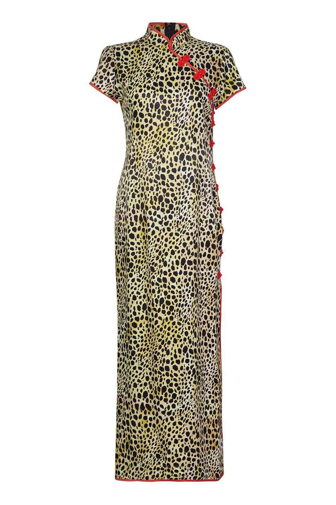 Suki Long Dress Leopard