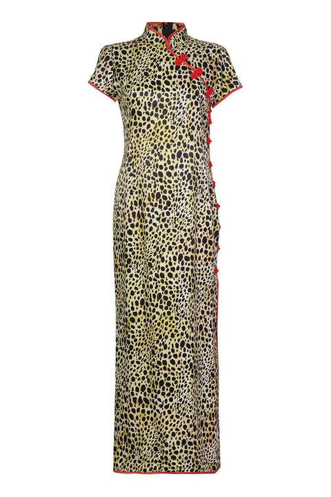 Suki Long Dress Leopard