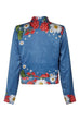 Valentine Reversible Jacket in Sacred Heart / Leopard