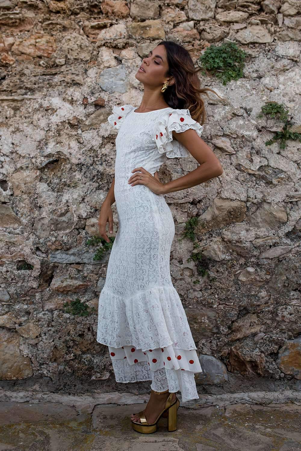 Apolonia Dress White lace